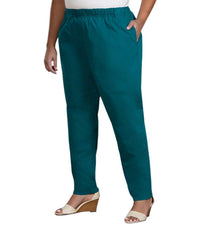 On The Plus Side - Tailored Stretch Twill Pants - Plus