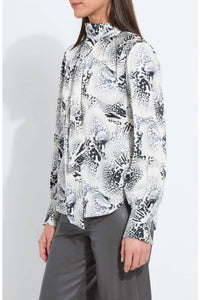 Lysse - Anaya Embellished Scarf Neck Blouse