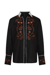 Palm Noosa - Rosewood Button-down Shirt