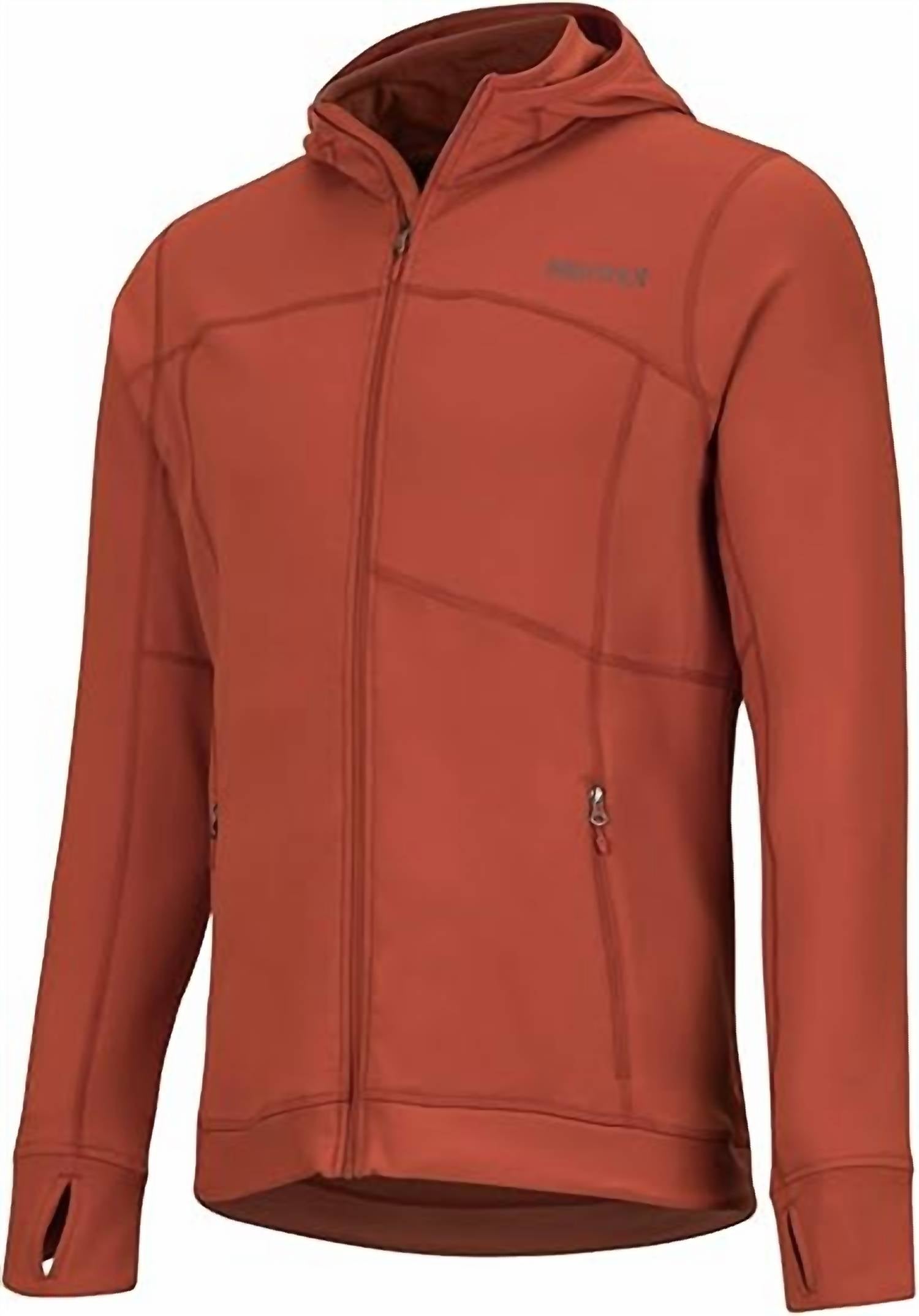 MARMOT Women's Dawn Hoody in picante - women's top - alternate view