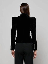 L'Agence - Bethany Velvet Blazer
