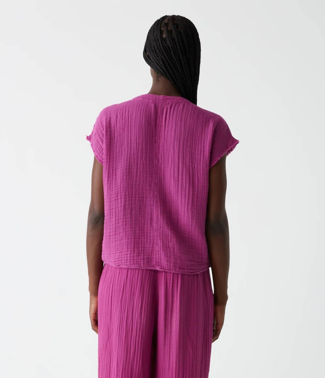 Michael Stars - Evie Gauze Surplice Top