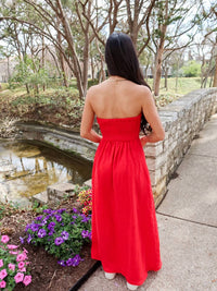Olivaceous - Sienna Strapless Maxi Dress