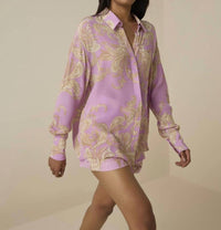 Hemant & Nandita - Jiah Crepe Oversized Shirt
