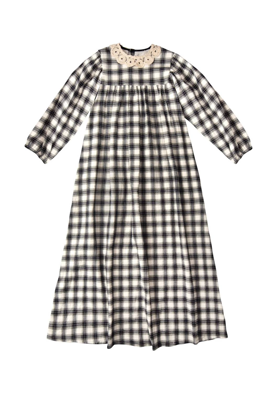 Vue Marelle - Girls Plaid Empire Dress