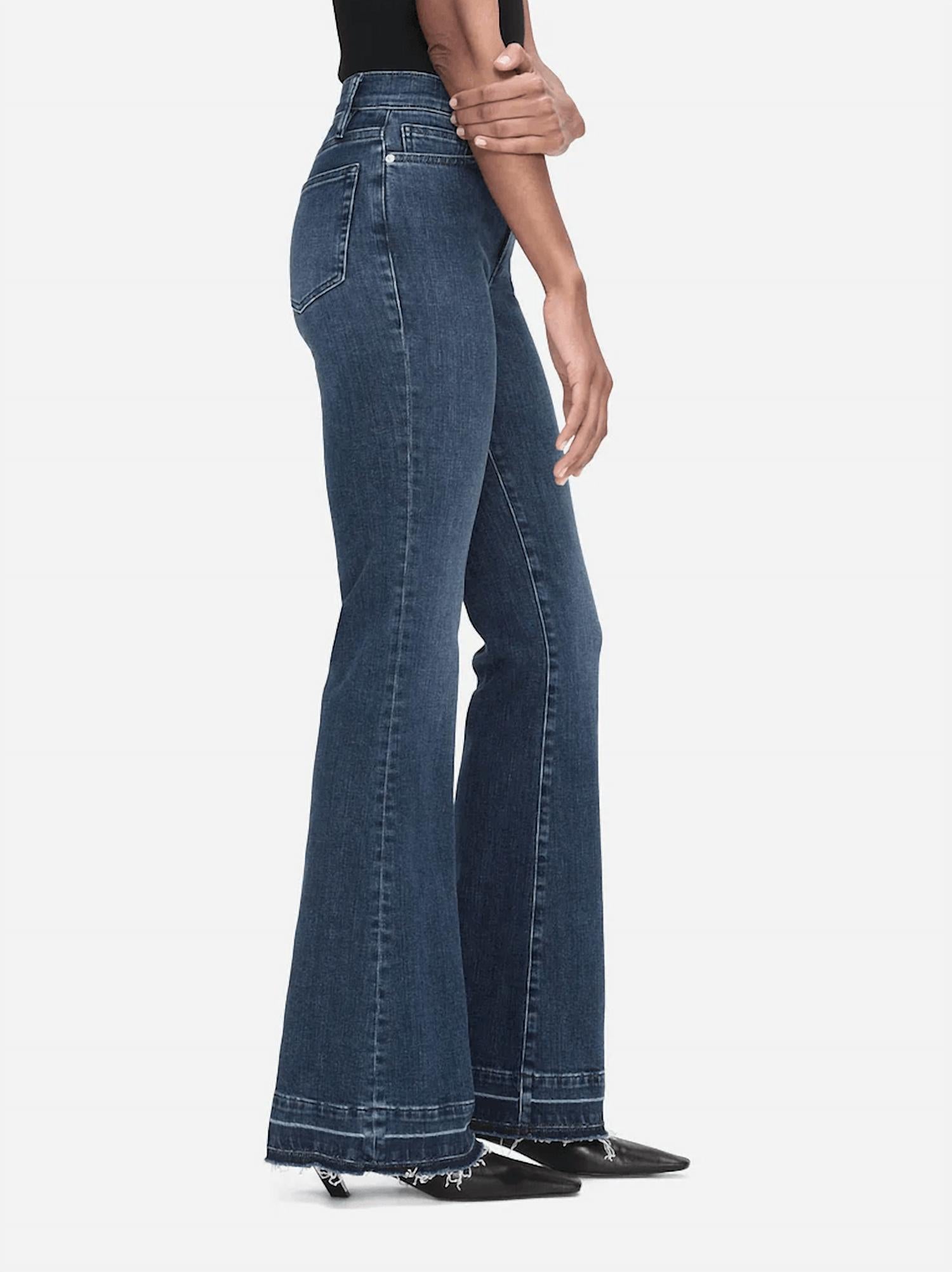 Frame - Women's Le Easy Flare Wide Hem Jean