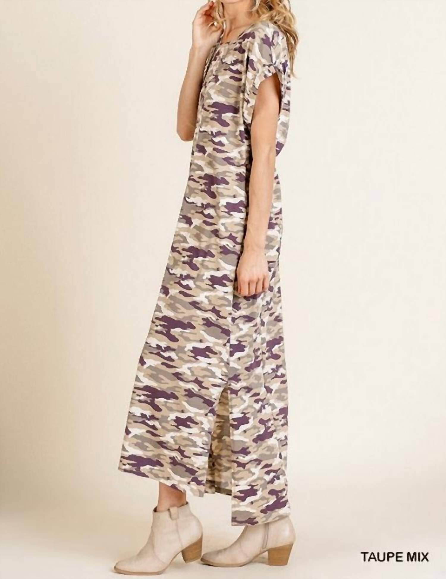 Umgee - Camo Maxi Dress
