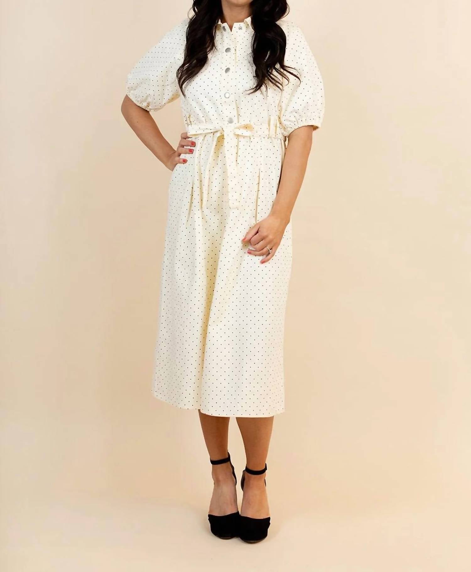 Baevely By Wellmade - Dottie Midi Dress