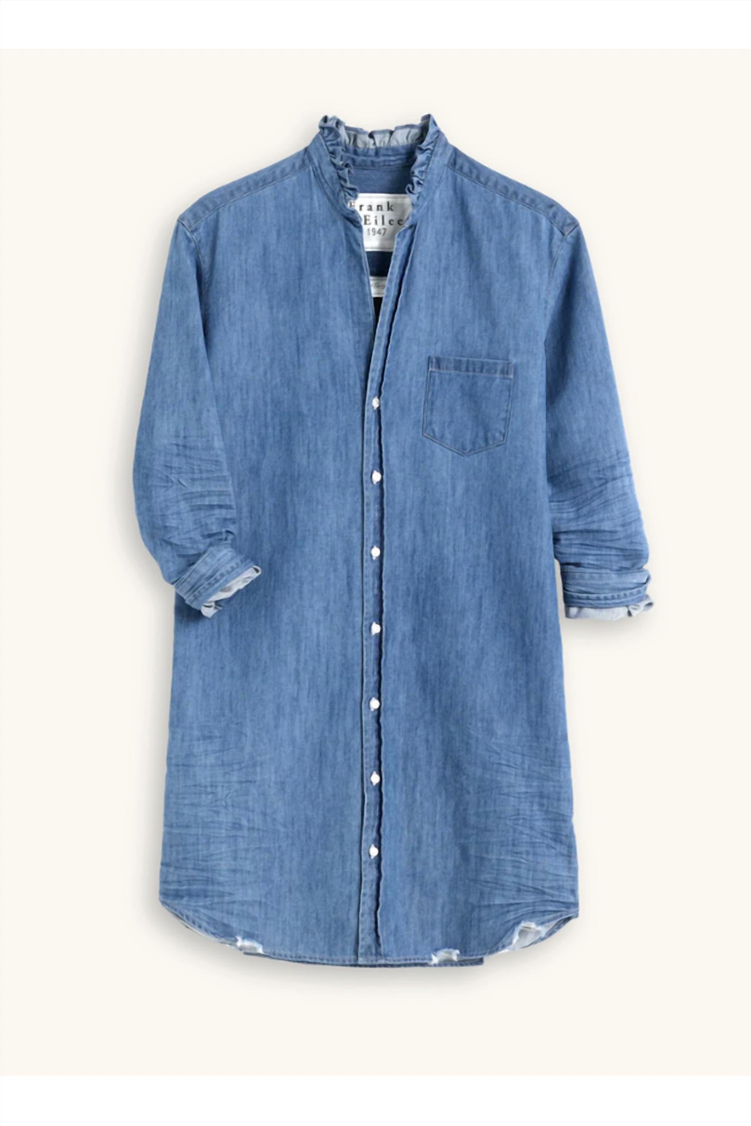 Frank & Eileen - RUFFLE MARY DENIM DRESS