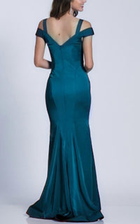 Dave & Johnny - Off The Shoulder Long Dress