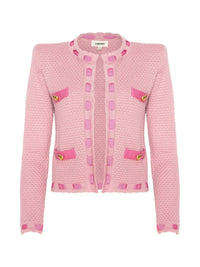 L'Agence - Astor Contrast Trim Cardigan