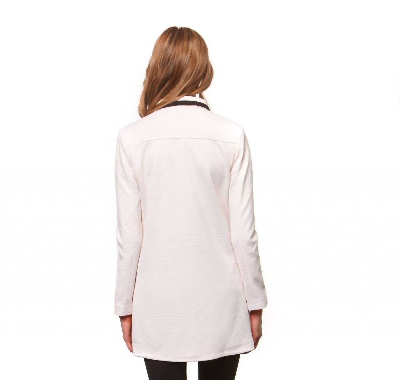 Lucy Paris - Double Breasted Textured Trench Coat