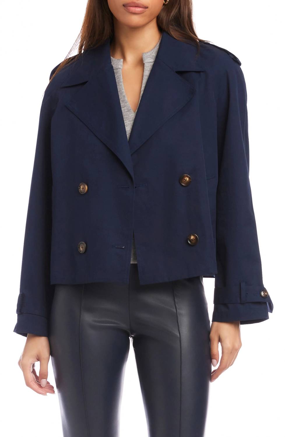 Fifteen Twenty - Chelsea Crop Trench Jacket
