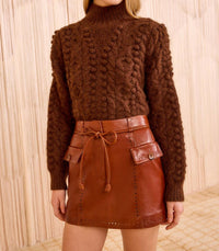 Ulla Johnson - Luna Leather Mini Skirt
