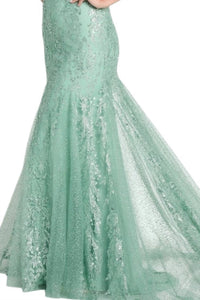 Ellie Wilde - Sequin Mermaid Evening Dress