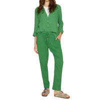 XIRENA Jordyn Cotton Pant in green - women's pants