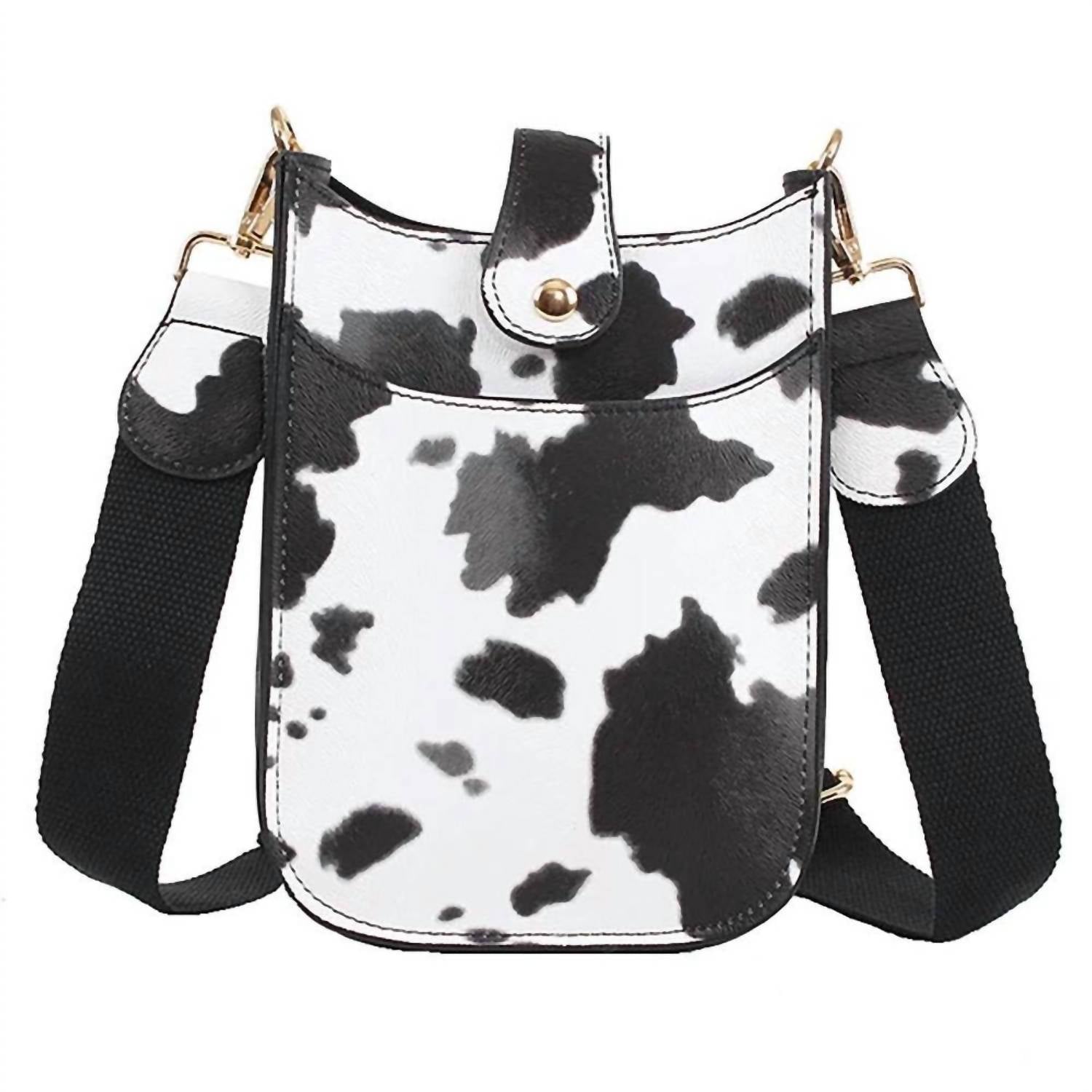 Judson & Co. - Cow Print Vegan Leather Cross Body Bag