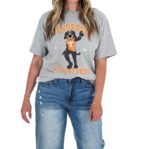 Scarlet & Gold Tennessee Volunteers 1794 Tee in athletic heather - women's t-shirt - view 5
