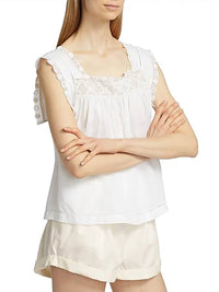 Dôen - Aphra Lace-trim Top