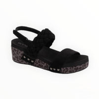 Corkys Footwear - Women's Pleasant Faux Suede Wedge Sandal