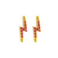 The Crowns - Women's Agnetha Lightning Bolt Earrings