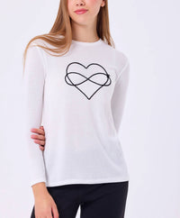 French Kyss - Infinity Heart Detail Top