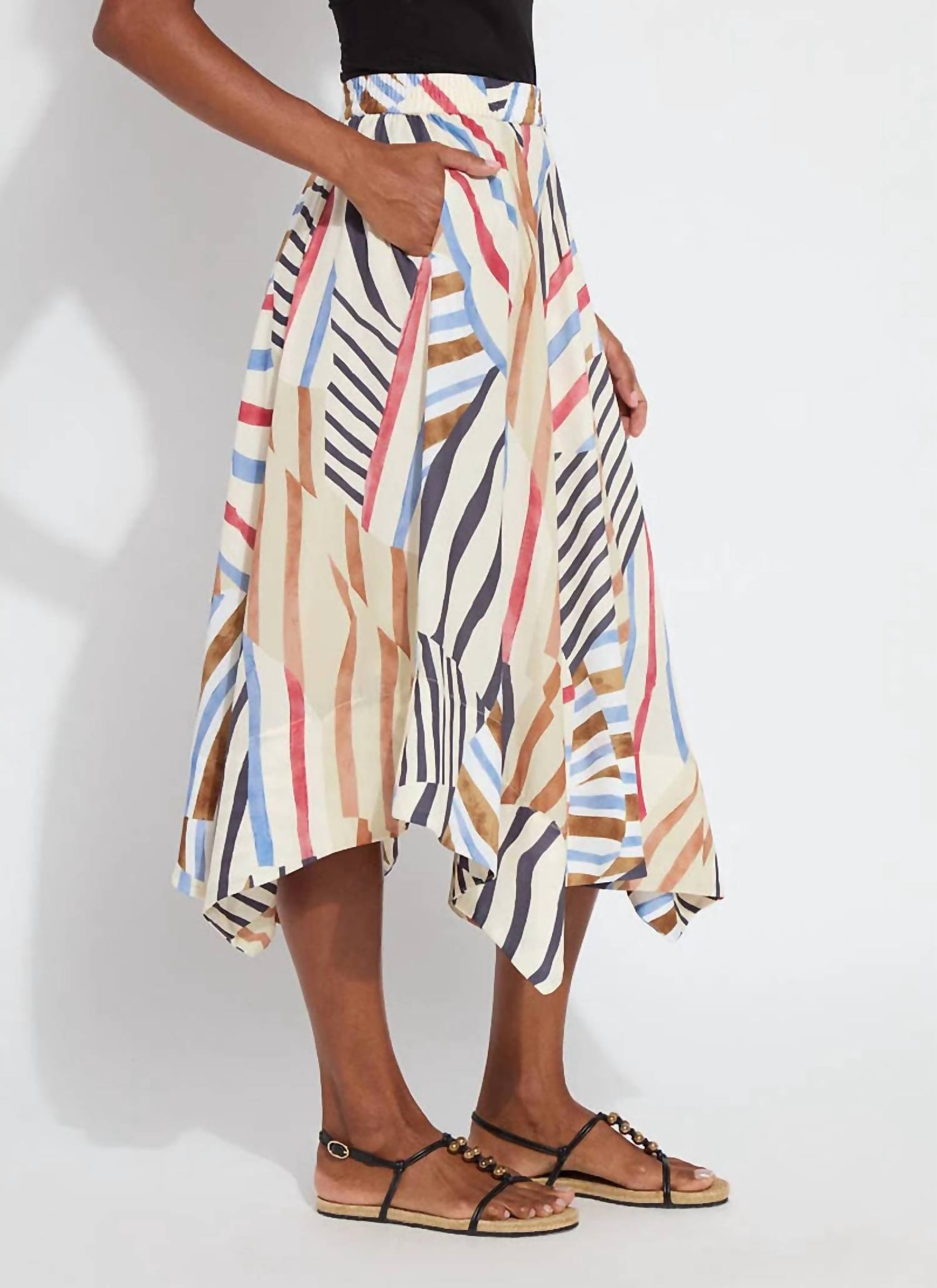 Lysse - Lorenza Midi Handkerchief Skirt