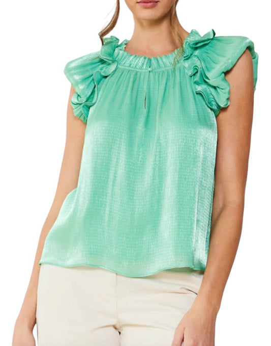 Current Air - Ruffled Top