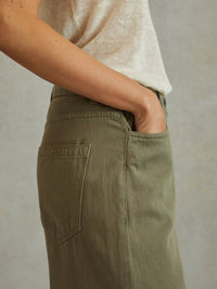 Reiss - Colorado Garment Dyed Wide Leg Trouser Jeans