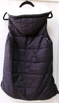Fdj - Women's Reversible Quilted Vest With Hood
