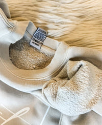 Lure Boutique Rooted In Love Grown In Grace Sweatshirt in love grown in grace sweatshirt in beige - women's top - view 5