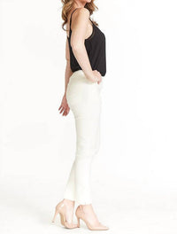 Slimsation By Multiples - Pull On Twill Ankle Pants