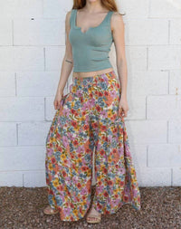 Angie - Mable Floral Palazzo Pants