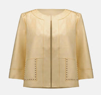 Joseph Ribkoff - Foiled Scuba Suede Jacket