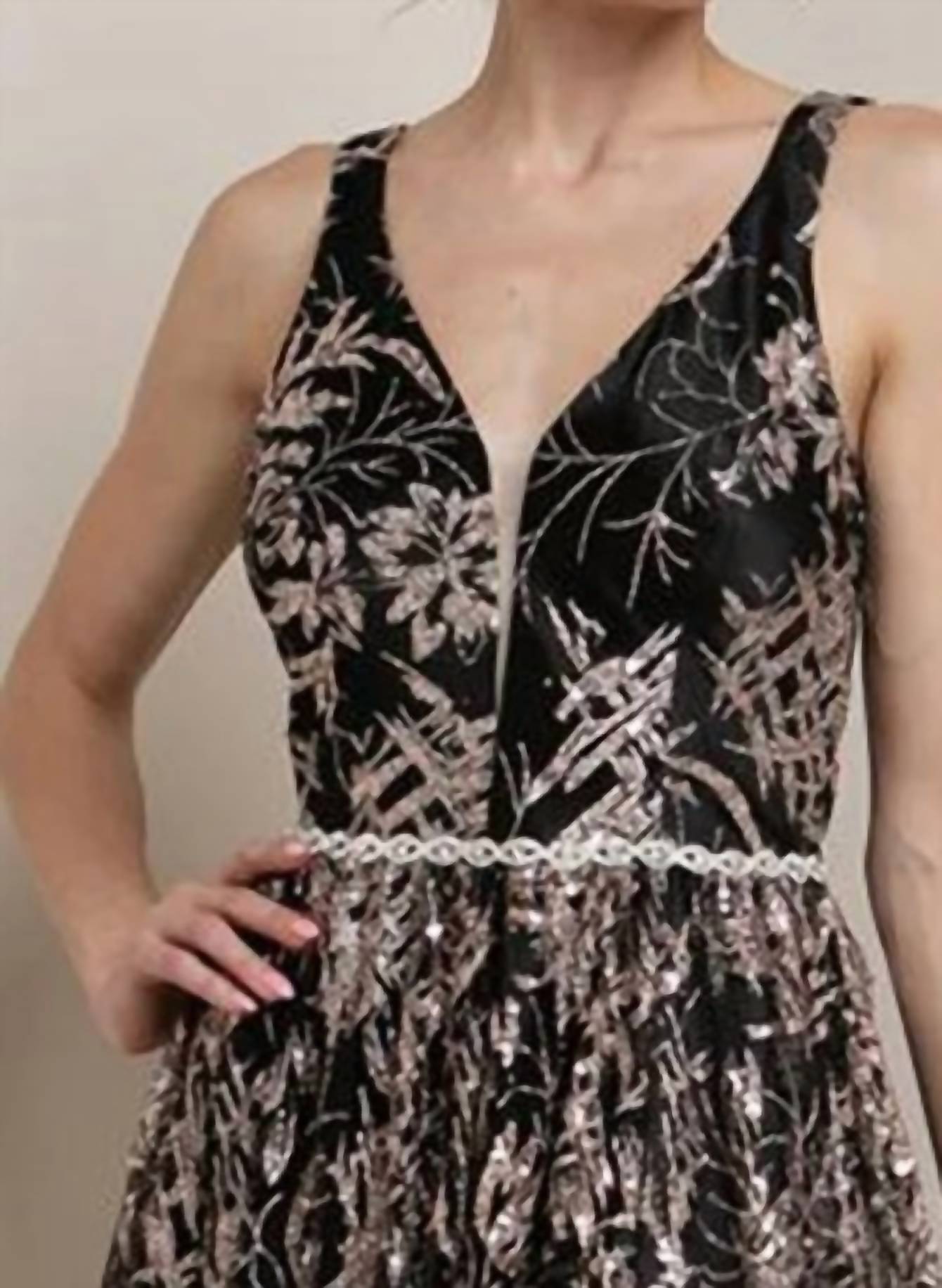 Soieblu - Glitter Maxi Dress