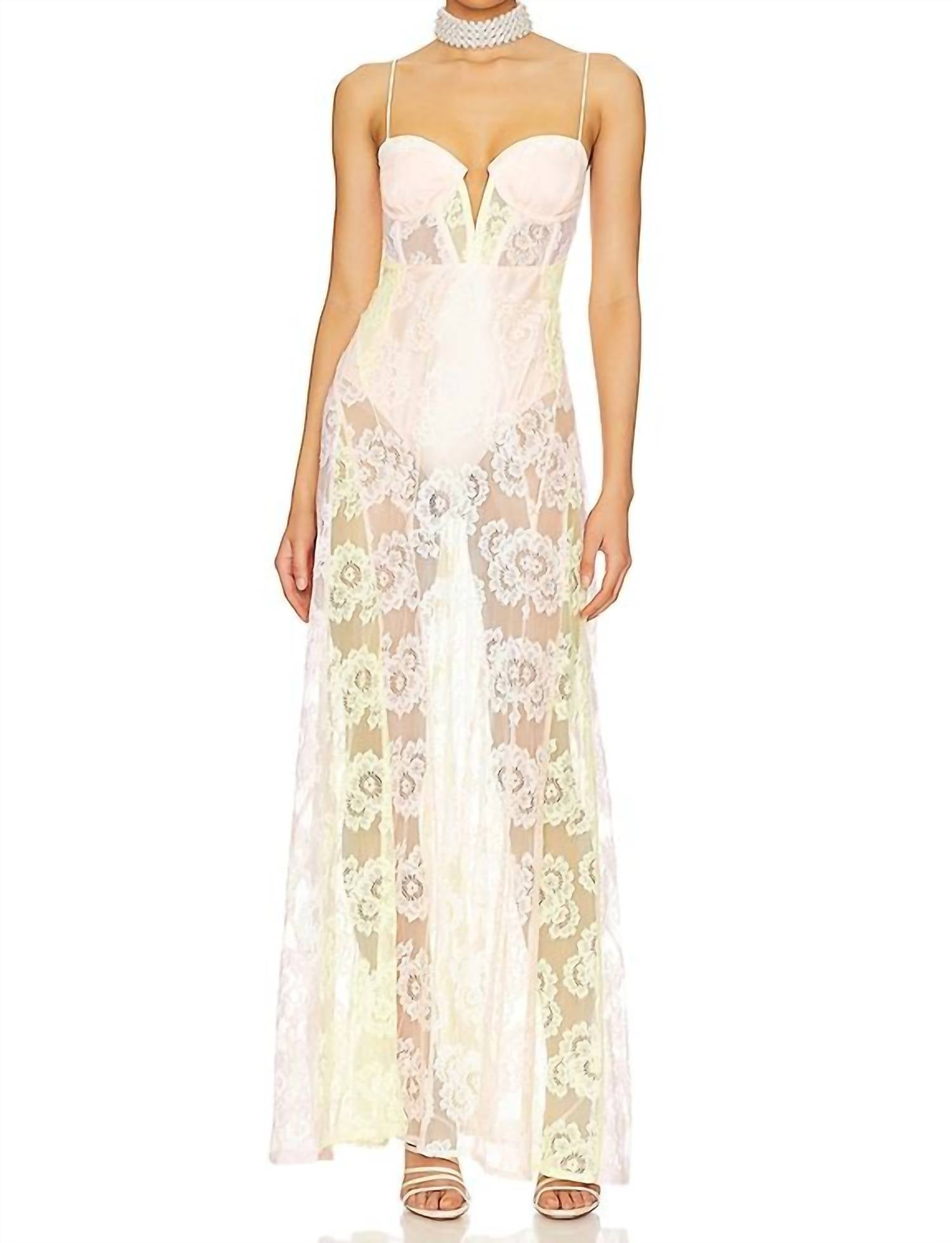 Lil Lemons By For Love And Lemons - Blossom Maxi Dress