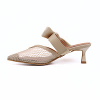 All Black - Women's Side Bow Mule