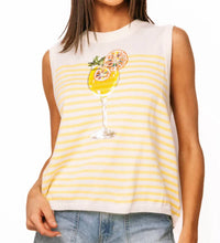 Queen Of Sparkles - Stripe Cocktail Knit Tank