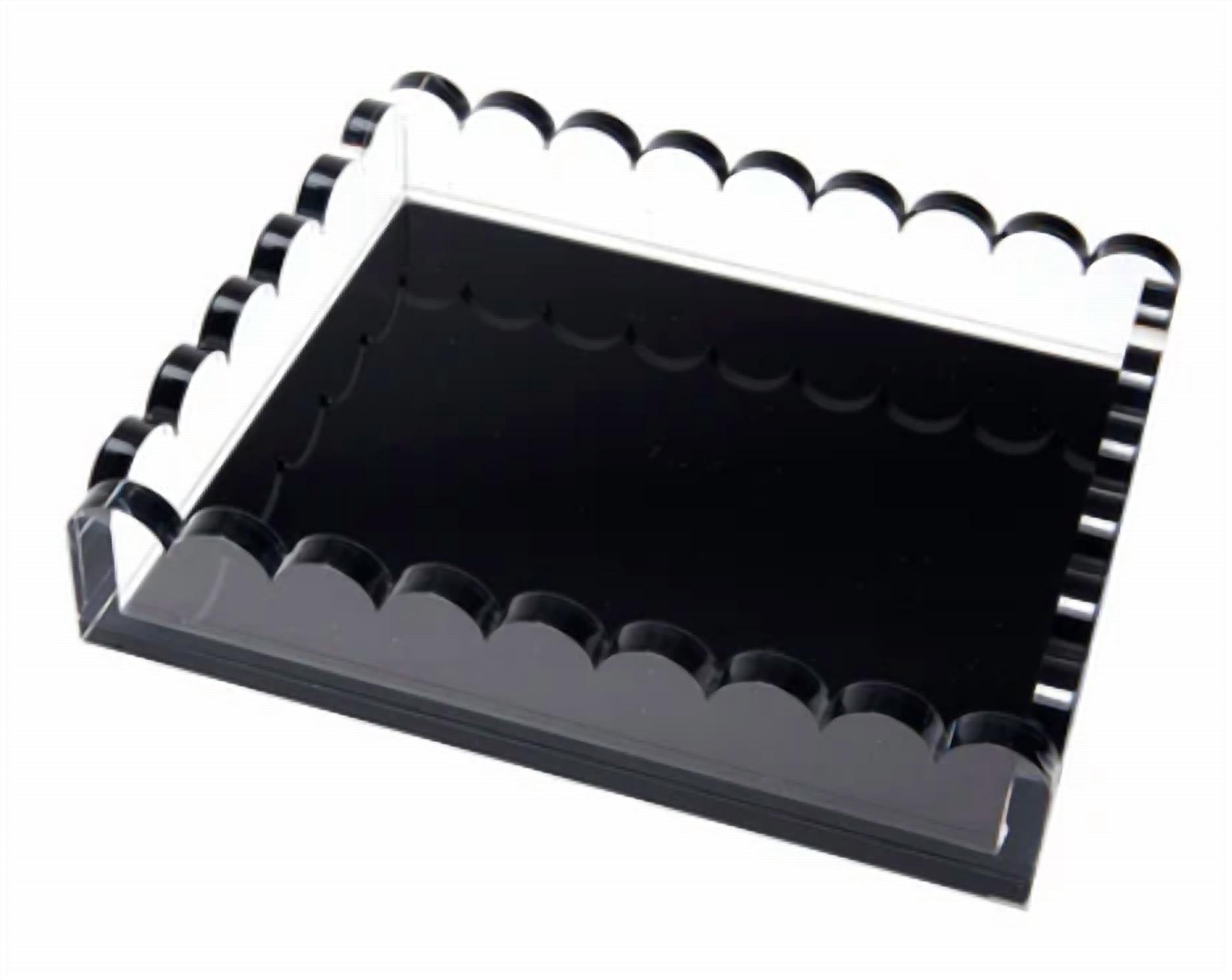 Tara Wilson Designs Acrylic Scallop Tray in black - item