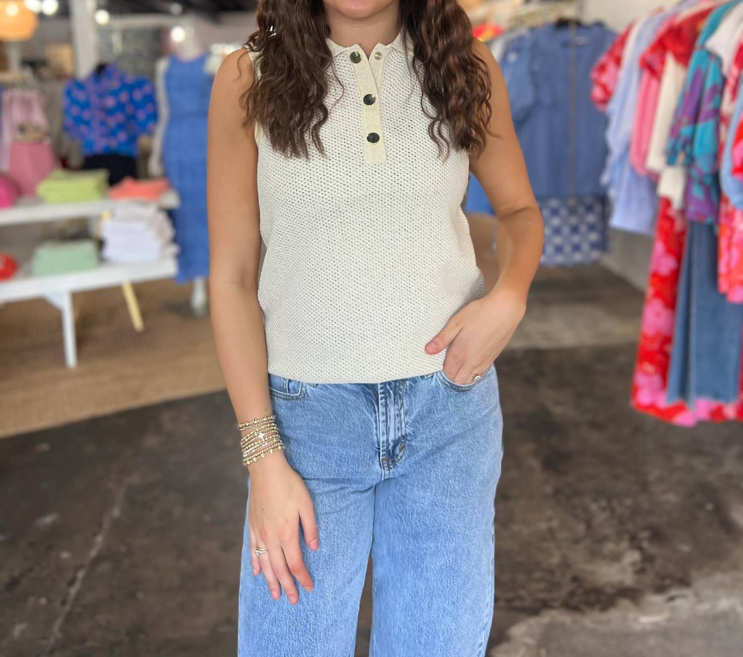 Esqualo - Shimmer Sweater Polo