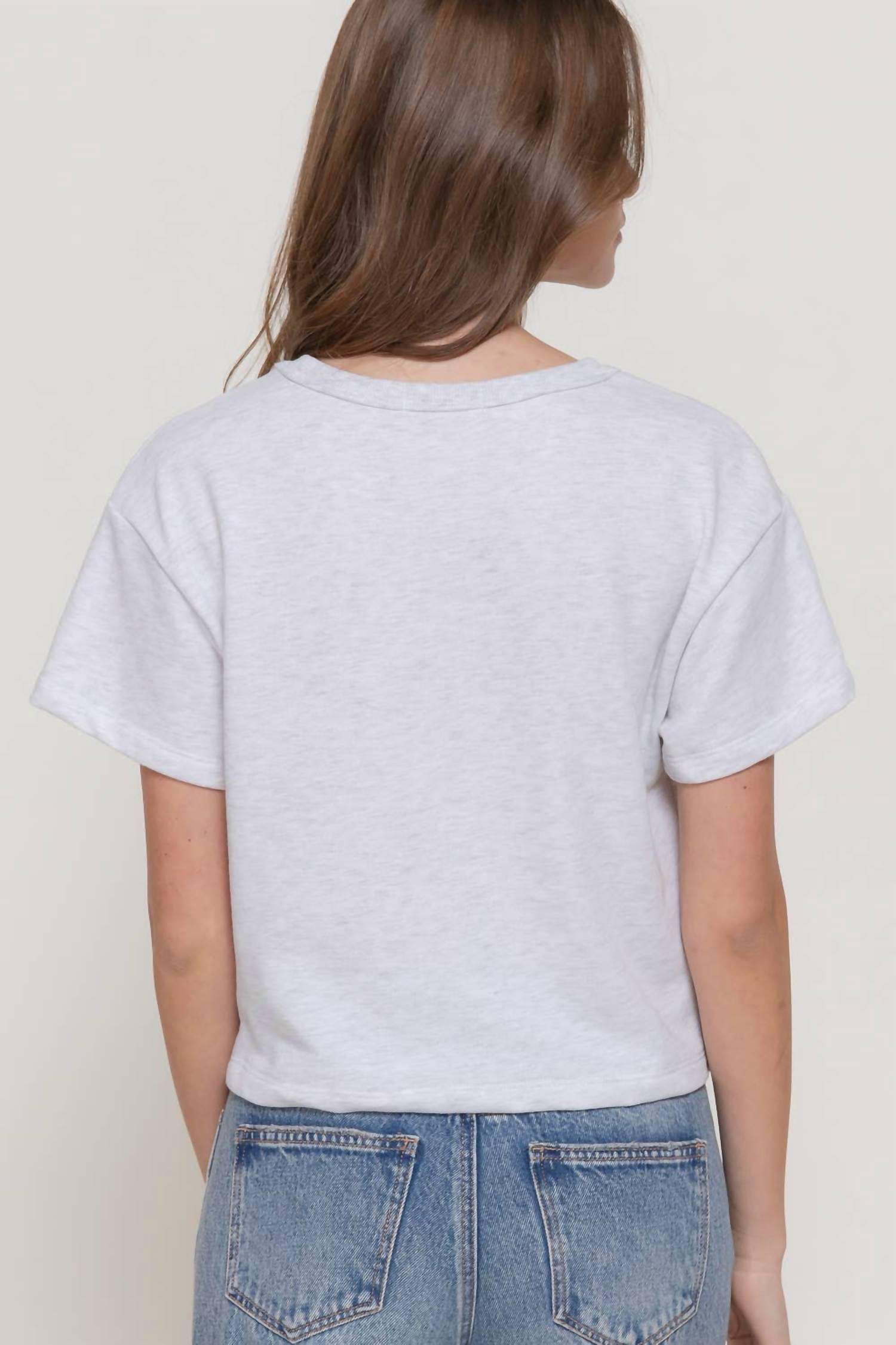 Active Basic - Short Sleeve French Terry Short Top
