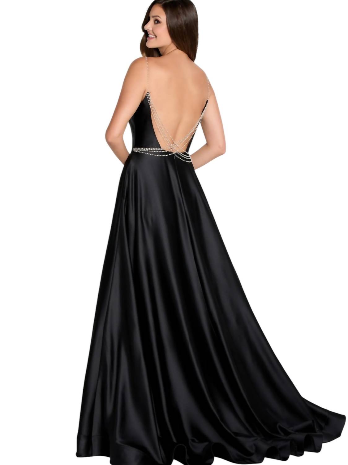 Ellie Wilde - Sweetheart Neckline Scoopback Dress