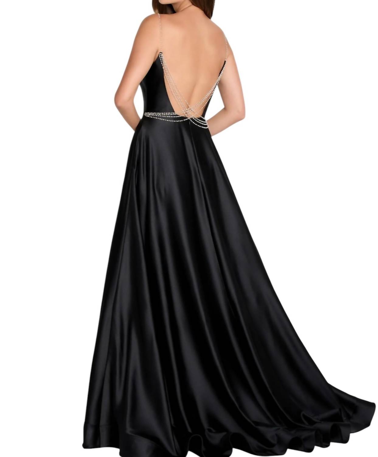 Ellie Wilde - Sweetheart Neckline Scoopback Dress