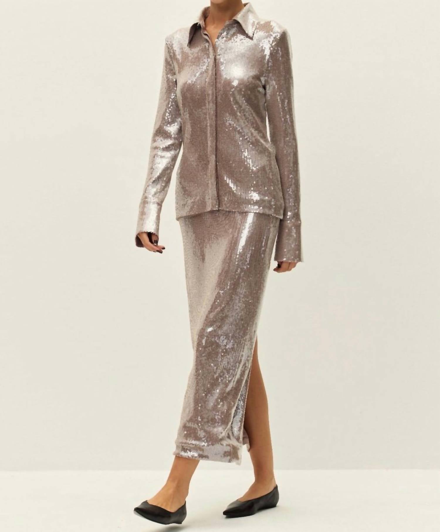 Elodie - Belinda Sequin Skirt