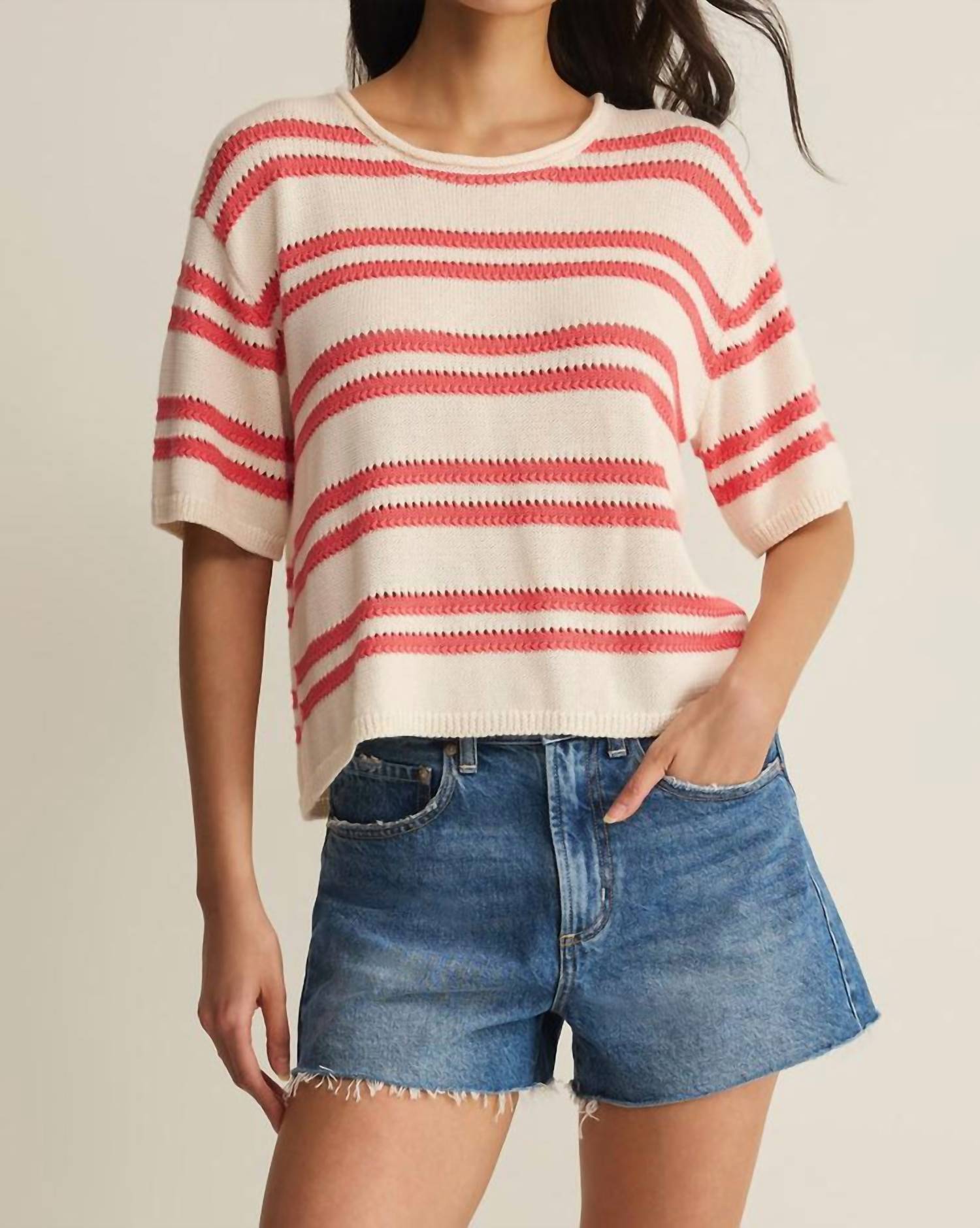 Z Supply - Prado Stripe Sweater Tee