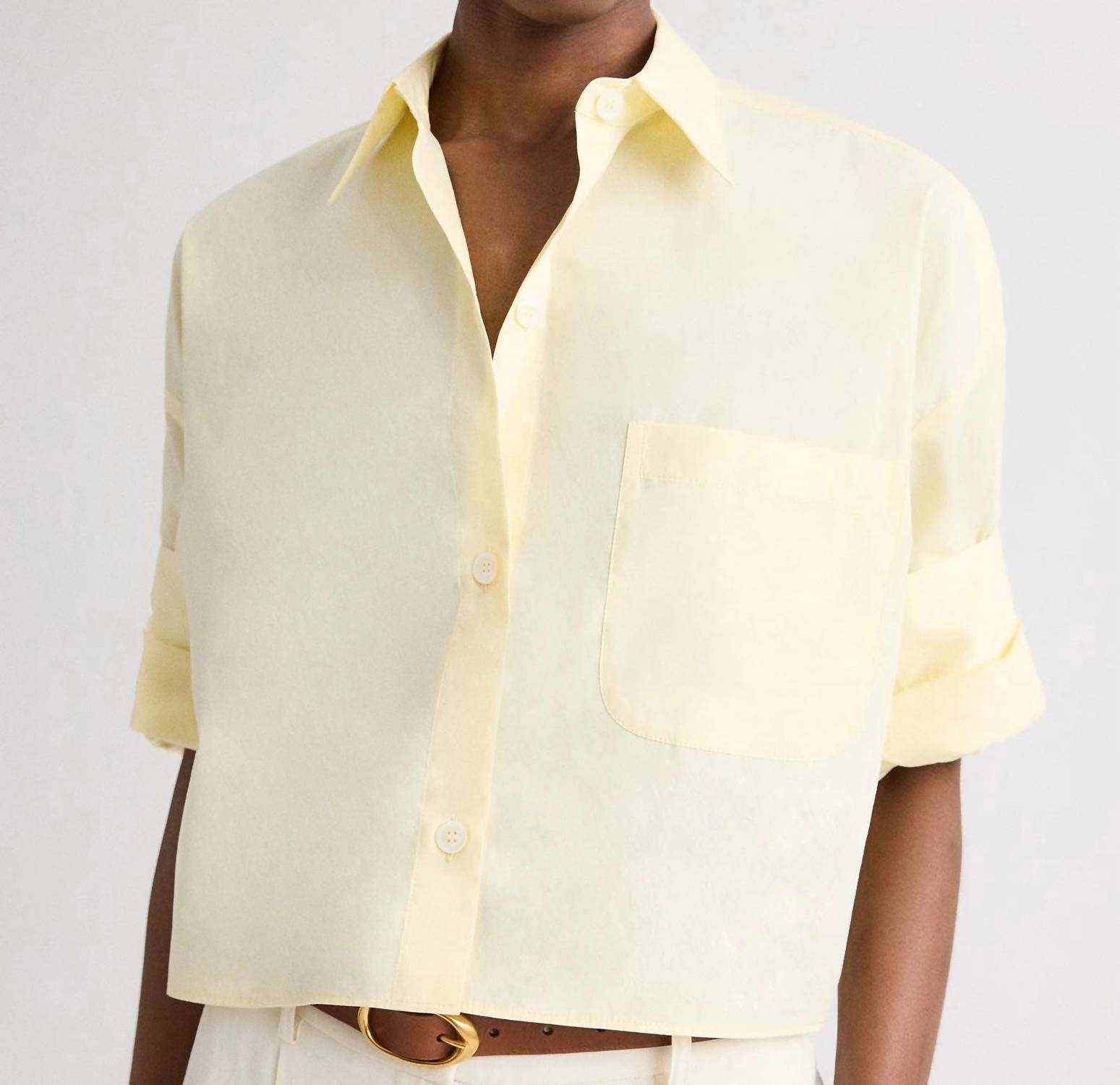 Twp - Next Ex Cropped Shirt