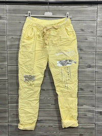 Oz - Embelished Crinkle Jogger