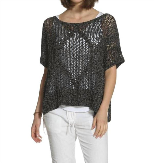 Lattice Scoop Neck Top