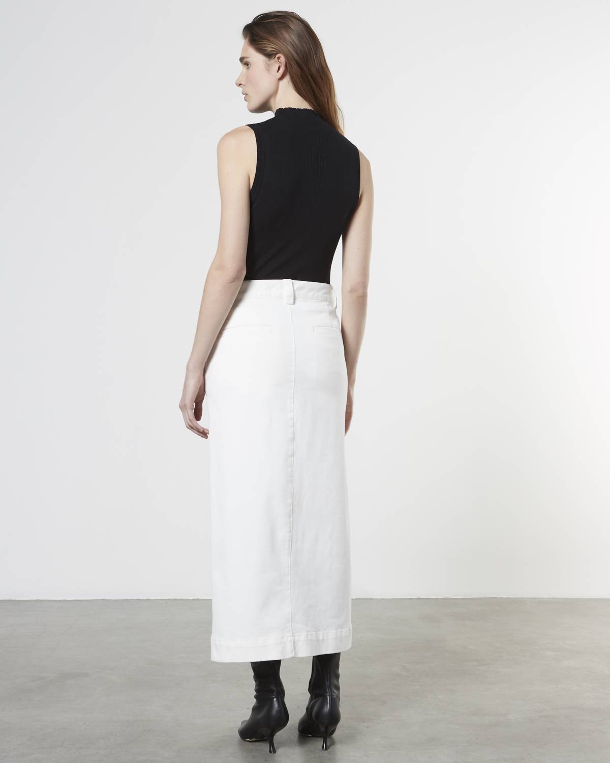 Enza Costa - SILK LAYERING MOCKNECK SWEATER
