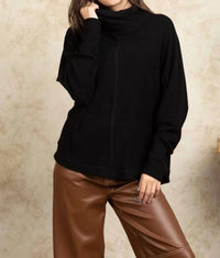 Very G - Mock Neck Tunic Top